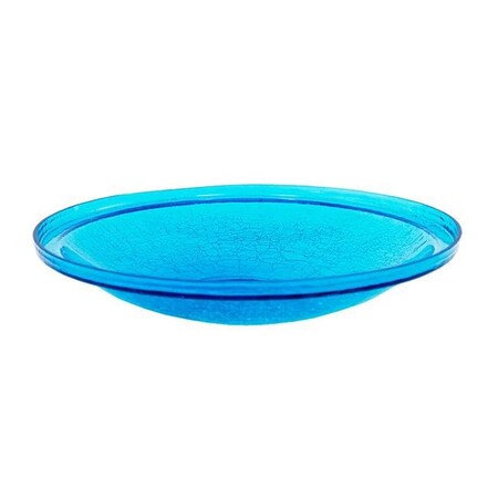 Achla Designs Achla CGB-14T 14 in. Teal Crackle Glass Bowl CGB-14T
